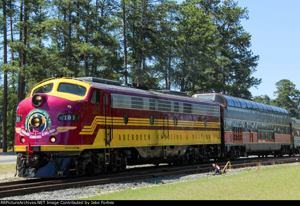 ACWR 103 Passing the Pinehurst Resort.